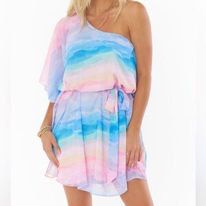 SHOW ME YOUR MUMU Trish Dress ~ MUmaid Waves Size Small NWT